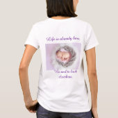 Pro-Life Woman T-shirt (Achterkant)