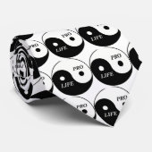Pro Life Yin Yang Stropdas (Opgerold)