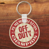 Pro-memorieposten buiten dienst sleutelhanger (Voorkant)