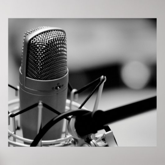 PRO MICROFOON POSTER (Voorkant)