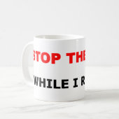 Pro-Militaire Humor van de Victory Soldier Koffiemok (Voorkant links)