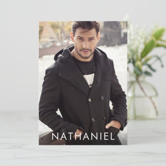 Pro Model Acteur 5 Foto Comp Kaart (Staand voorkant)