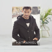 Pro Model Actor 4 Foto Moderne Comp Kaart (Staand voorkant)