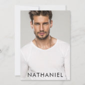 Pro Model Actor 4 Foto's Modern Comp Kaart (Voorkant)