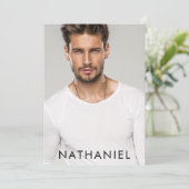 Pro Model Actor 4 Foto's Modern Comp Kaart (Staand voorkant)