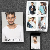 Pro Model Actor 5 Foto's Comp Kaart