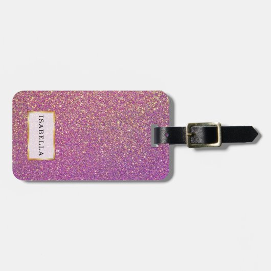 pro-monogram Bagagelabel (Voorkant horizontaal)