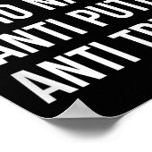 Pro-NAVO - Anti-Poetin - Anti-Trump - , Small Poster (Hoek)