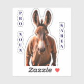 PRO NOUN KAREN STICKER (Vel)