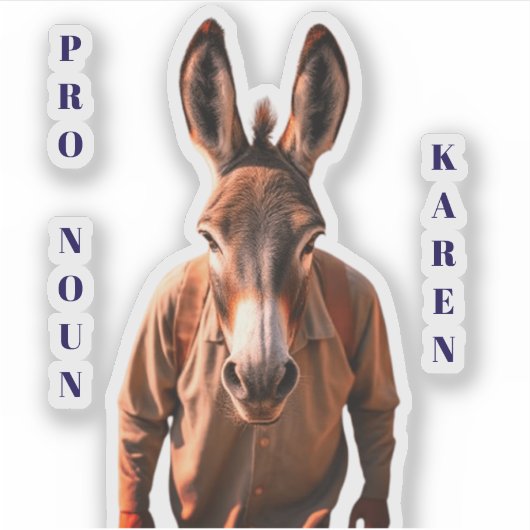 PRO NOUN KAREN STICKER (Voorkant)