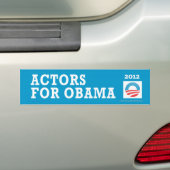 Pro-Obama-acteurs voor Obama Bumpersticker (Op auto)
