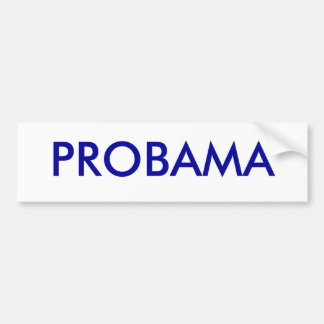 Pro Obama bumpersticker