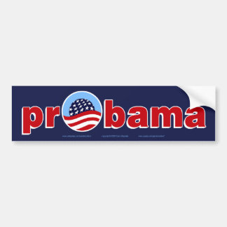 PRO-OBAMA-BUMPERSTICKER BUMPERSTICKER