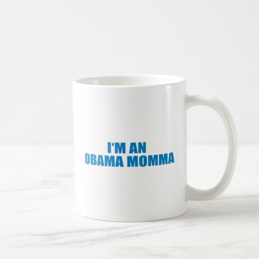 Pro-Obama - IK BEN EEN OBAMA MOMMA Koffiemok (Rechts)
