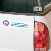 Pro-Obama - MARTIN LIEP ZO DAT OBAMA KONNEN LOPEN Bumpersticker (Op Truck)