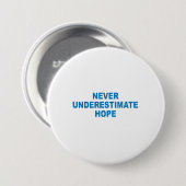 Pro-Obama - NOOIT ONDERSCHATTE HOOP Ronde Button 7,6 Cm (Voorkant /achterkant)
