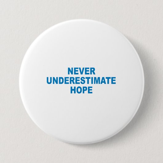 Pro-Obama - NOOIT ONDERSCHATTE HOOP Ronde Button 7,6 Cm (Voorkant)