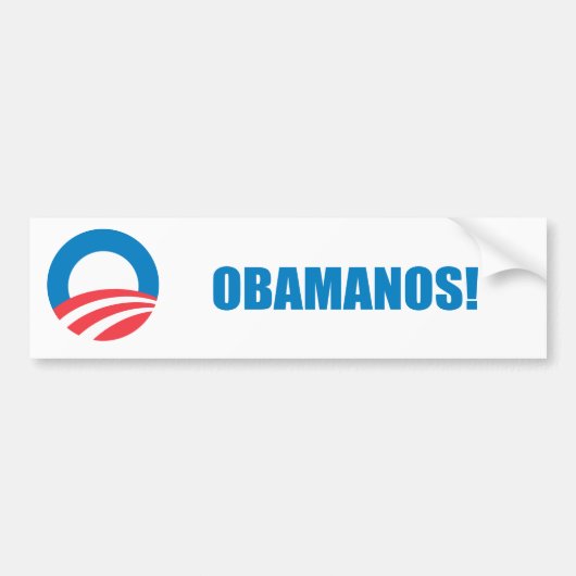 Pro-Obama - OBAMANOS (2) Bumpersticker (Voorkant)