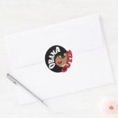 Pro Obama Ronde Sticker (Envelop)