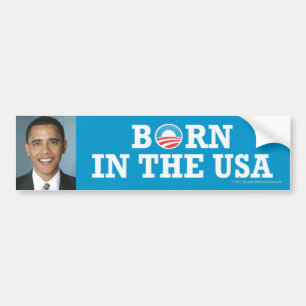 Pro-Obama sticker Geboren in de Verenigde Staten