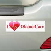 Pro-Obamacare Merchandise Bumpersticker (Op auto)