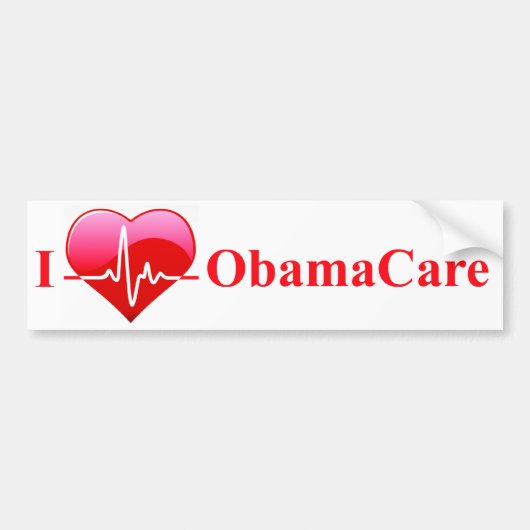 Pro-Obamacare Merchandise Bumpersticker (Voorkant)