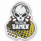 Pro Online gamer Sticker (Voorkant)