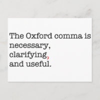 Pro-Oxford Comma
