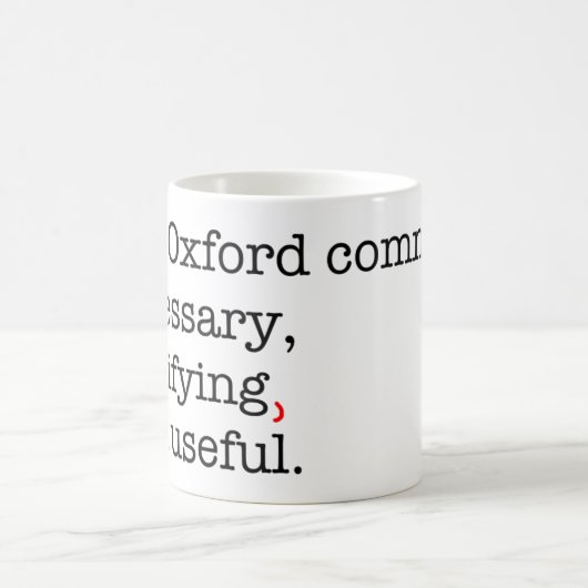 Pro-Oxford Comma Koffiemok (Center)