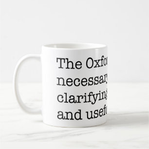 Pro-Oxford Comma Koffiemok