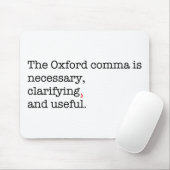 Pro-Oxford Comma Muismat (Met muis)