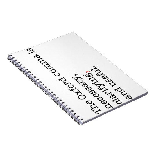 Pro-Oxford Comma Notitieboek (Rechterzijde)