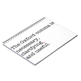 Pro-Oxford Comma Notitieboek