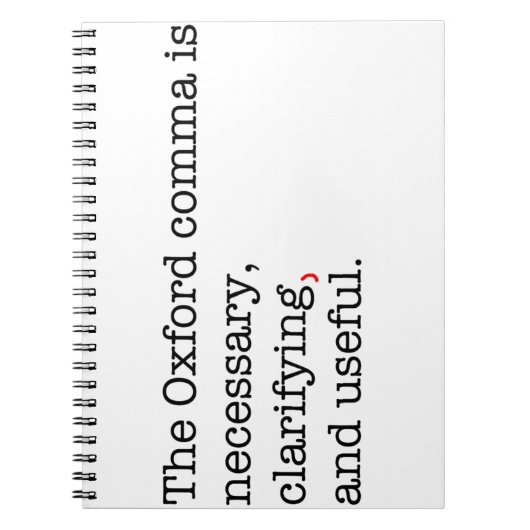 Pro-Oxford Comma Notitieboek (Voorkant)