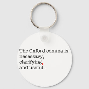 Pro-Oxford Comma Sleutelhanger