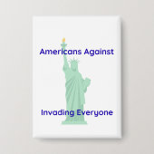 Pro Peace Statue of Liberty Button (Voorkant)