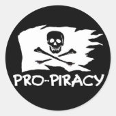 "Pro Pirate" sticker (Voorkant)