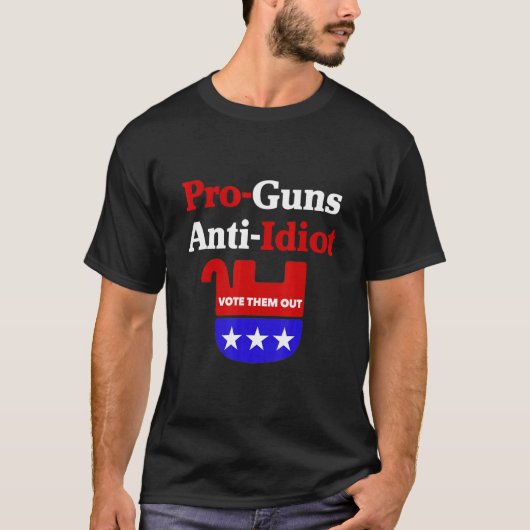 Pro Pistool anti-diot Pro Choice Freedom in Pistoo T-shirt (Voorkant)