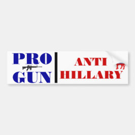 Pro Pistool, anti-Obama, anti-hillary, anti-democr Bumpersticker