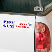 Pro Pistool, antidemocratische Bumpersticker (Op Truck)