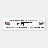 Pro-pistool Bumpersticker (Voorkant)