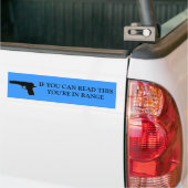 Pro Pistool Bumpersticker (Op Truck)