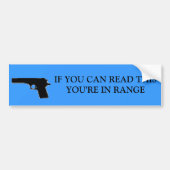 Pro Pistool Bumpersticker (Voorkant)
