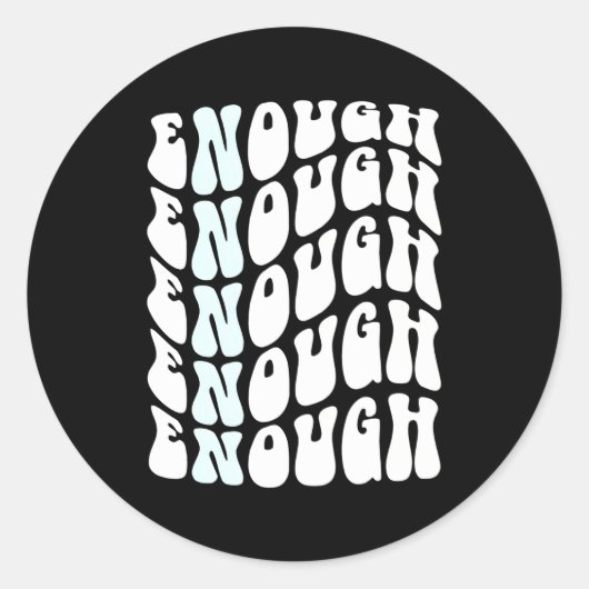 Pro Pistool Control Policy Verandering Bescherm ki Ronde Sticker (Voorkant)