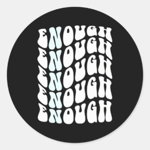 Pro Pistool Control Policy Verandering Bescherm ki Ronde Sticker