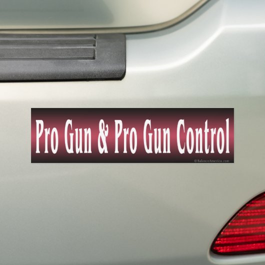 Pro Pistool Pro de Bumpersticker van de Controle v (Op auto)