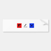 Pro pistool, pro-vakbond bumpersticker (Voorkant)