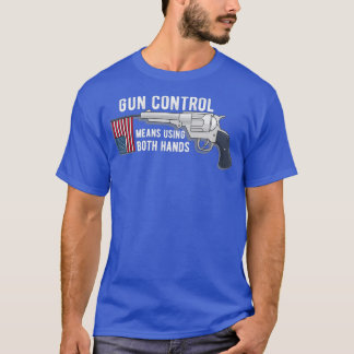 Pro Pistool Rights America Pistool Control 2e wijz T-shirt