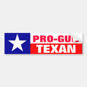 Pro-Pistool Texan Bumpersticker