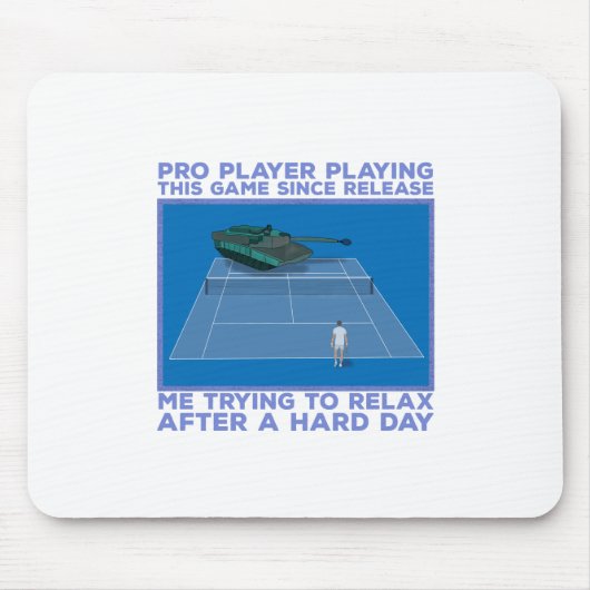 Pro Player die dit spel speelt Muismat (Voorkant)